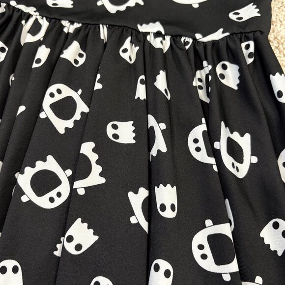 DotDotSmile Girls Halloween Ghost Print Dress Size 3/4 - Picture 5 of 5